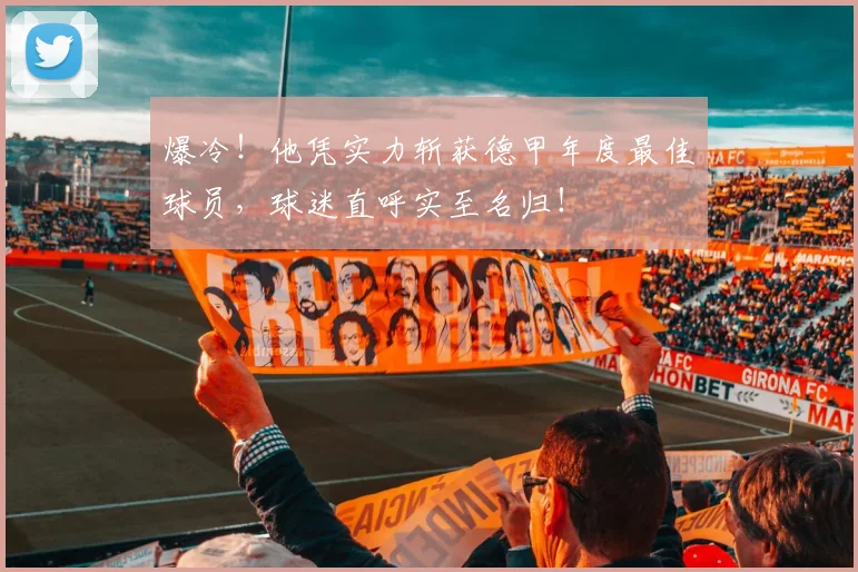 爆冷！他凭实力斩获德甲年度最佳球员，球迷直呼实至名归！